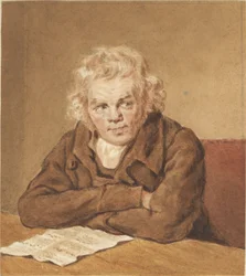 Portrait of Lourens van Schaick, Seated at a Table